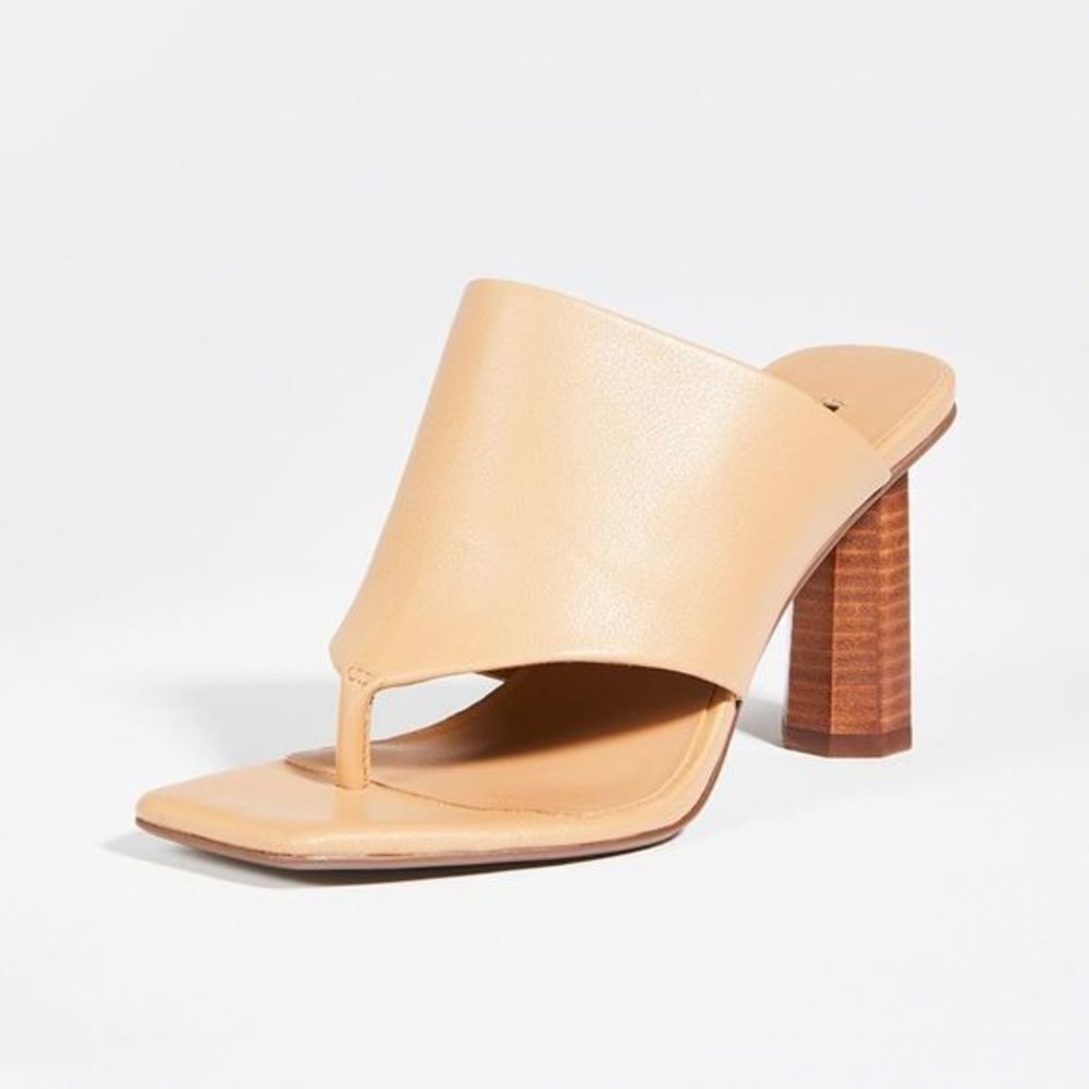 SENSO Nina Leather Heels Nude US 10.5 Chunky Heels - Picture 3 of 13